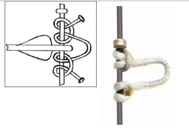 String Loop Halona for archery, tendon loop 4 1/2